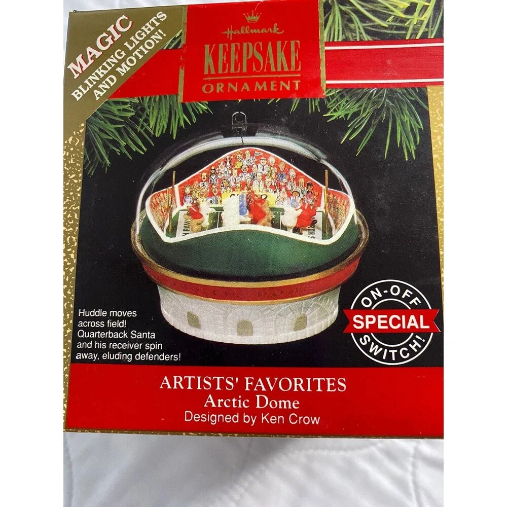 Hallmark Keepsake Ornament Artist's Favorites Arctic Dome by Ken Crow Football